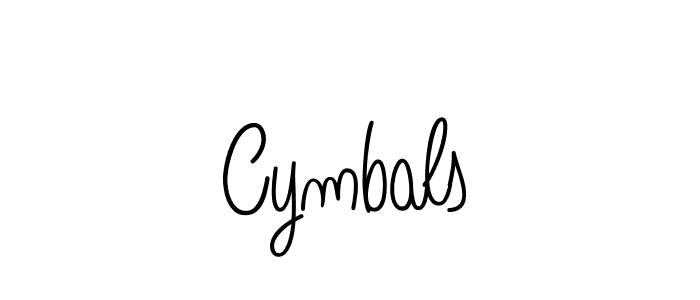 Use a signature maker to create a handwritten signature online. With this signature software, you can design (Angelique-Rose-font-FFP) your own signature for name Cymbals. Cymbals signature style 5 images and pictures png