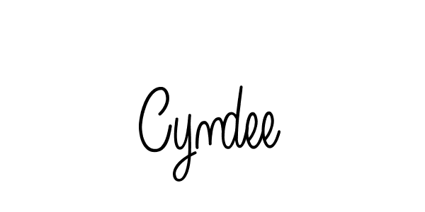 Make a beautiful signature design for name Cyndee. Use this online signature maker to create a handwritten signature for free. Cyndee signature style 5 images and pictures png