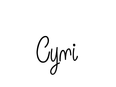 Once you've used our free online signature maker to create your best signature Angelique-Rose-font-FFP style, it's time to enjoy all of the benefits that Cyni name signing documents. Cyni signature style 5 images and pictures png
