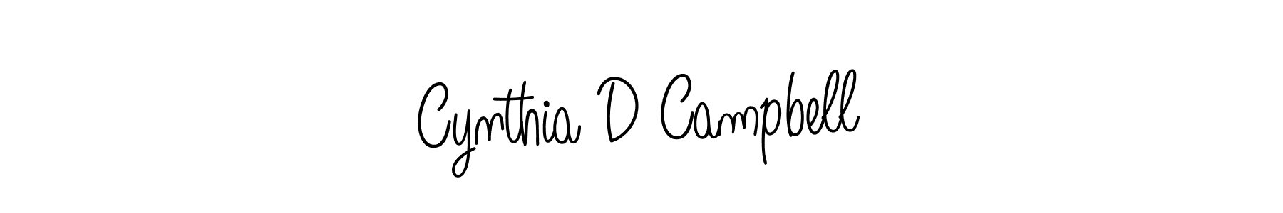 The best way (Angelique-Rose-font-FFP) to make a short signature is to pick only two or three words in your name. The name Cynthia D Campbell include a total of six letters. For converting this name. Cynthia D Campbell signature style 5 images and pictures png