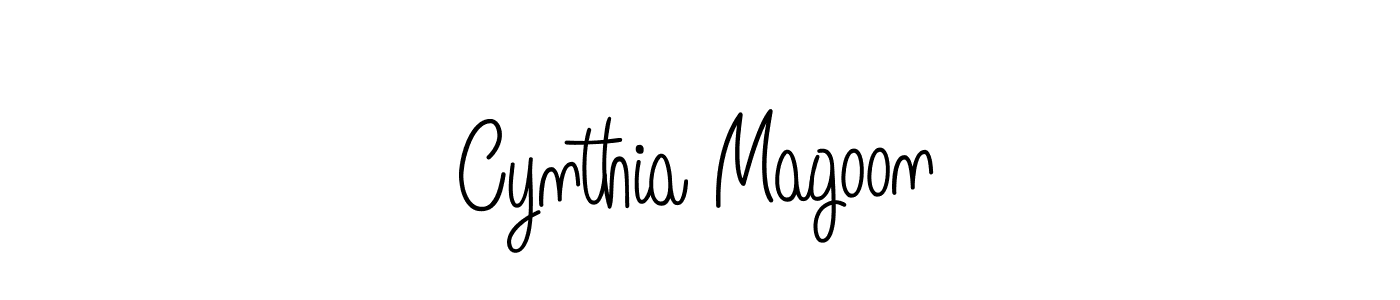 How to make Cynthia Magoon signature? Angelique-Rose-font-FFP is a professional autograph style. Create handwritten signature for Cynthia Magoon name. Cynthia Magoon signature style 5 images and pictures png