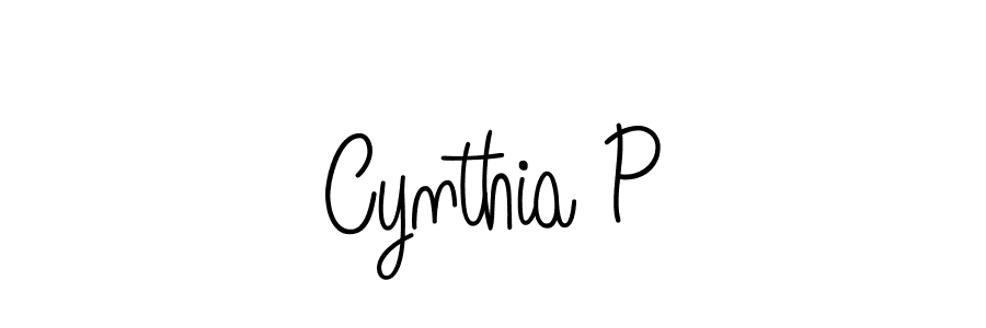 Also we have Cynthia P name is the best signature style. Create professional handwritten signature collection using Angelique-Rose-font-FFP autograph style. Cynthia P signature style 5 images and pictures png