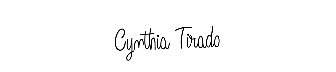 How to Draw Cynthia Tirado signature style? Angelique-Rose-font-FFP is a latest design signature styles for name Cynthia Tirado. Cynthia Tirado signature style 5 images and pictures png