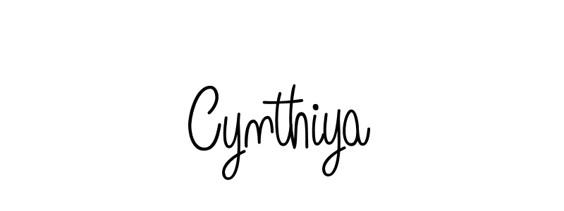 Cynthiya stylish signature style. Best Handwritten Sign (Angelique-Rose-font-FFP) for my name. Handwritten Signature Collection Ideas for my name Cynthiya. Cynthiya signature style 5 images and pictures png