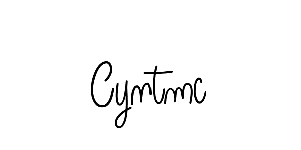 Make a beautiful signature design for name Cyntmc. Use this online signature maker to create a handwritten signature for free. Cyntmc signature style 5 images and pictures png