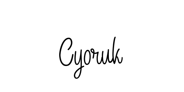 Similarly Angelique-Rose-font-FFP is the best handwritten signature design. Signature creator online .You can use it as an online autograph creator for name Cyoruk. Cyoruk signature style 5 images and pictures png