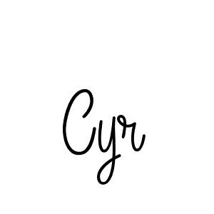 Create a beautiful signature design for name Cyr. With this signature (Angelique-Rose-font-FFP) fonts, you can make a handwritten signature for free. Cyr signature style 5 images and pictures png