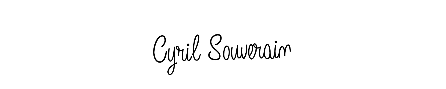 How to make Cyril Souverain signature? Angelique-Rose-font-FFP is a professional autograph style. Create handwritten signature for Cyril Souverain name. Cyril Souverain signature style 5 images and pictures png