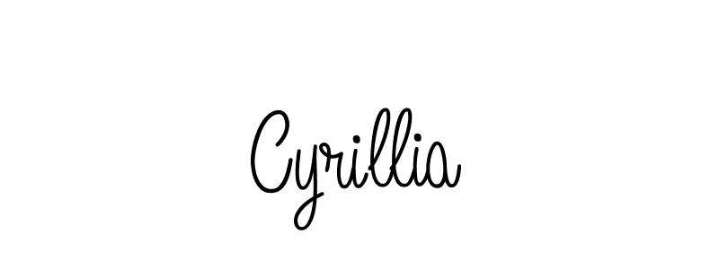 Create a beautiful signature design for name Cyrillia. With this signature (Angelique-Rose-font-FFP) fonts, you can make a handwritten signature for free. Cyrillia signature style 5 images and pictures png