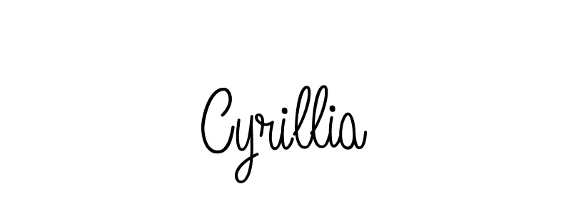 Create a beautiful signature design for name Cyrillia. With this signature (Angelique-Rose-font-FFP) fonts, you can make a handwritten signature for free. Cyrillia signature style 5 images and pictures png