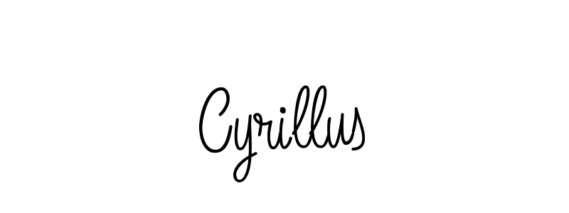 Use a signature maker to create a handwritten signature online. With this signature software, you can design (Angelique-Rose-font-FFP) your own signature for name Cyrillus. Cyrillus signature style 5 images and pictures png