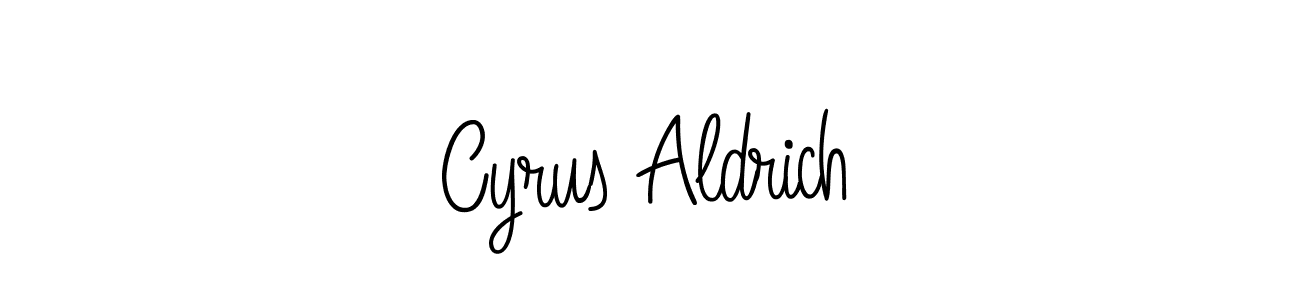 Create a beautiful signature design for name Cyrus Aldrich. With this signature (Angelique-Rose-font-FFP) fonts, you can make a handwritten signature for free. Cyrus Aldrich signature style 5 images and pictures png