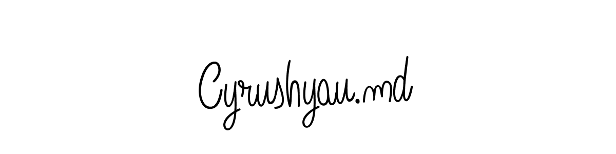 Create a beautiful signature design for name Cyrushyau.md. With this signature (Angelique-Rose-font-FFP) fonts, you can make a handwritten signature for free. Cyrushyau.md signature style 5 images and pictures png