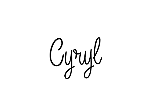 The best way (Angelique-Rose-font-FFP) to make a short signature is to pick only two or three words in your name. The name Cyryl include a total of six letters. For converting this name. Cyryl signature style 5 images and pictures png