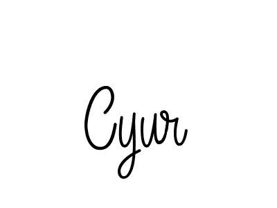 Cyur stylish signature style. Best Handwritten Sign (Angelique-Rose-font-FFP) for my name. Handwritten Signature Collection Ideas for my name Cyur. Cyur signature style 5 images and pictures png