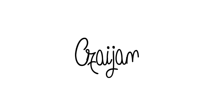 Use a signature maker to create a handwritten signature online. With this signature software, you can design (Angelique-Rose-font-FFP) your own signature for name Czaijan. Czaijan signature style 5 images and pictures png