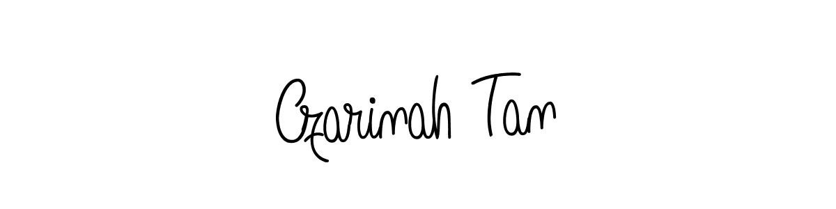 Czarinah Tan stylish signature style. Best Handwritten Sign (Angelique-Rose-font-FFP) for my name. Handwritten Signature Collection Ideas for my name Czarinah Tan. Czarinah Tan signature style 5 images and pictures png