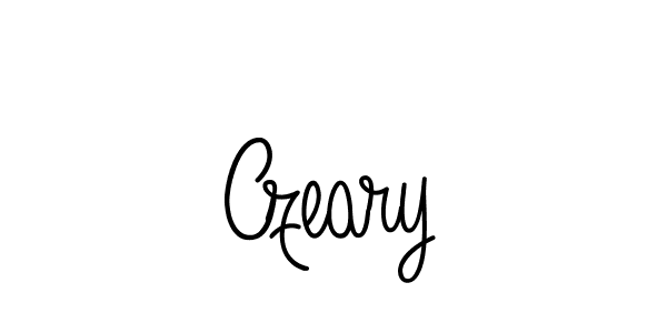 You should practise on your own different ways (Angelique-Rose-font-FFP) to write your name (Czeary) in signature. don't let someone else do it for you. Czeary signature style 5 images and pictures png