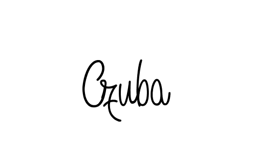 if you are searching for the best signature style for your name Czuba. so please give up your signature search. here we have designed multiple signature styles  using Angelique-Rose-font-FFP. Czuba signature style 5 images and pictures png