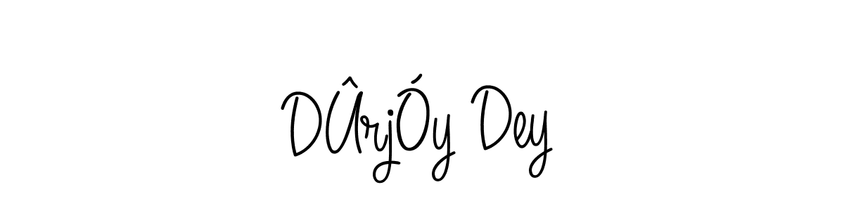 Design your own signature with our free online signature maker. With this signature software, you can create a handwritten (Angelique-Rose-font-FFP) signature for name DÛrjÓy Dey. DÛrjÓy Dey signature style 5 images and pictures png