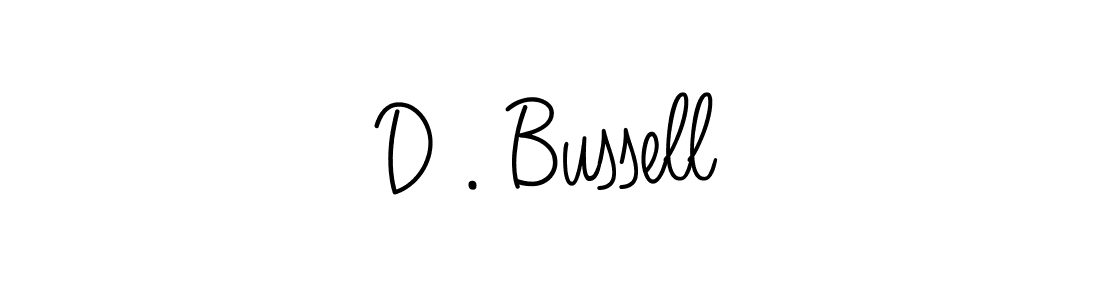 You should practise on your own different ways (Angelique-Rose-font-FFP) to write your name (D . Bussell) in signature. don't let someone else do it for you. D . Bussell signature style 5 images and pictures png