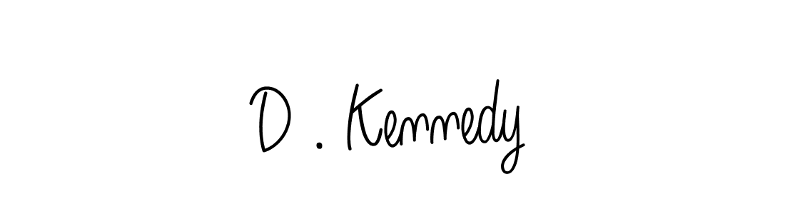 Make a beautiful signature design for name D . Kennedy. With this signature (Angelique-Rose-font-FFP) style, you can create a handwritten signature for free. D . Kennedy signature style 5 images and pictures png