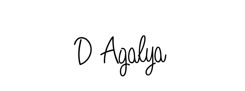 Make a short D Agalya signature style. Manage your documents anywhere anytime using Angelique-Rose-font-FFP. Create and add eSignatures, submit forms, share and send files easily. D Agalya signature style 5 images and pictures png