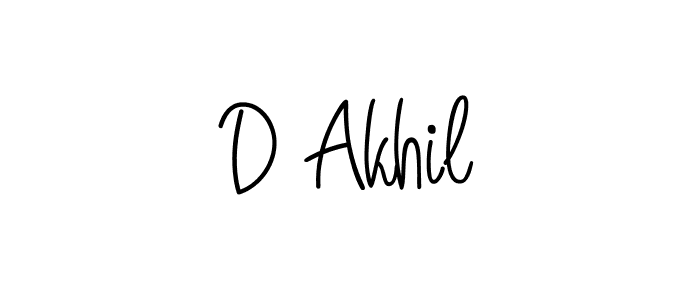 Best and Professional Signature Style for D Akhil. Angelique-Rose-font-FFP Best Signature Style Collection. D Akhil signature style 5 images and pictures png