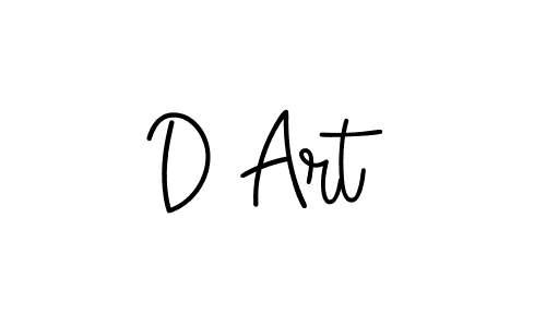 How to make D Art signature? Angelique-Rose-font-FFP is a professional autograph style. Create handwritten signature for D Art name. D Art signature style 5 images and pictures png