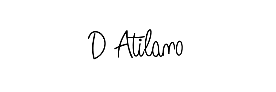 How to make D Atilano signature? Angelique-Rose-font-FFP is a professional autograph style. Create handwritten signature for D Atilano name. D Atilano signature style 5 images and pictures png