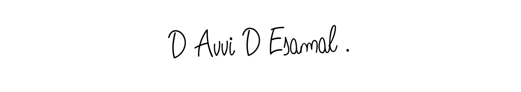 D Avvi D Esamal . stylish signature style. Best Handwritten Sign (Angelique-Rose-font-FFP) for my name. Handwritten Signature Collection Ideas for my name D Avvi D Esamal .. D Avvi D Esamal . signature style 5 images and pictures png