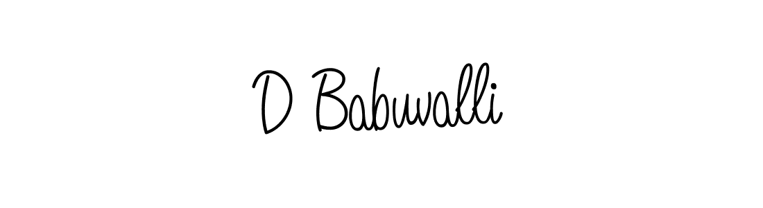 Once you've used our free online signature maker to create your best signature Angelique-Rose-font-FFP style, it's time to enjoy all of the benefits that D Babuvalli name signing documents. D Babuvalli signature style 5 images and pictures png