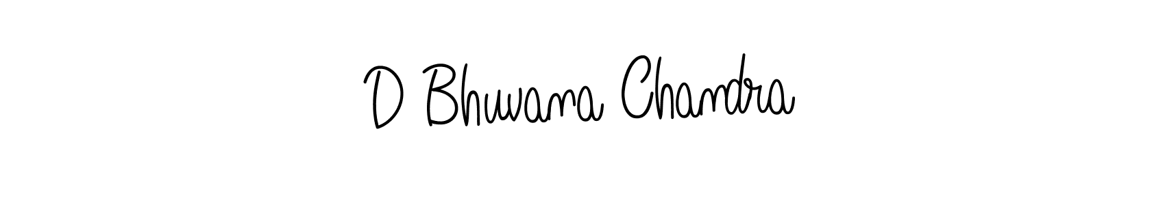 The best way (Angelique-Rose-font-FFP) to make a short signature is to pick only two or three words in your name. The name D Bhuvana Chandra include a total of six letters. For converting this name. D Bhuvana Chandra signature style 5 images and pictures png