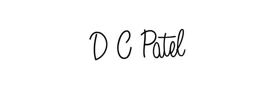 if you are searching for the best signature style for your name D C Patel. so please give up your signature search. here we have designed multiple signature styles  using Angelique-Rose-font-FFP. D C Patel signature style 5 images and pictures png