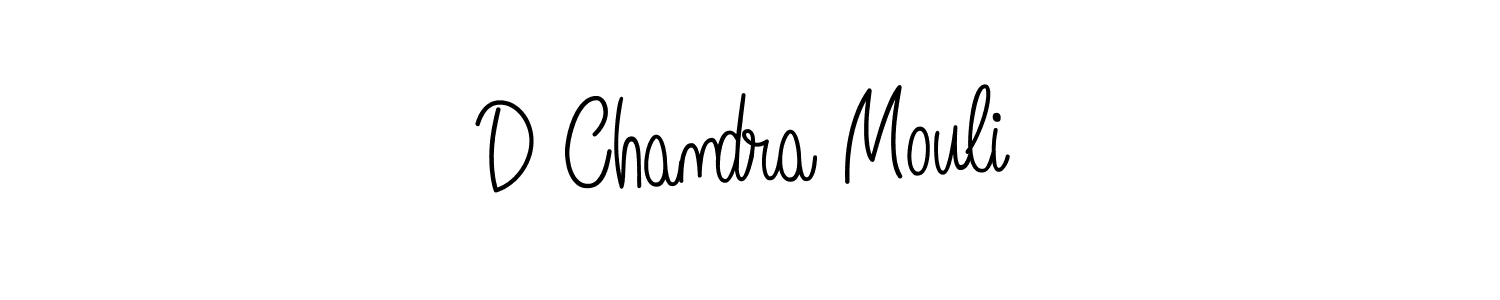 Make a beautiful signature design for name D Chandra Mouli. Use this online signature maker to create a handwritten signature for free. D Chandra Mouli signature style 5 images and pictures png
