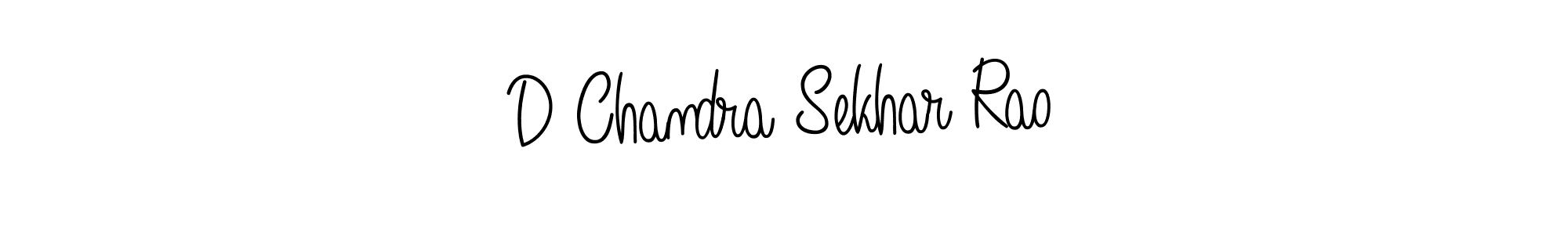 How to make D Chandra Sekhar Rao name signature. Use Angelique-Rose-font-FFP style for creating short signs online. This is the latest handwritten sign. D Chandra Sekhar Rao signature style 5 images and pictures png