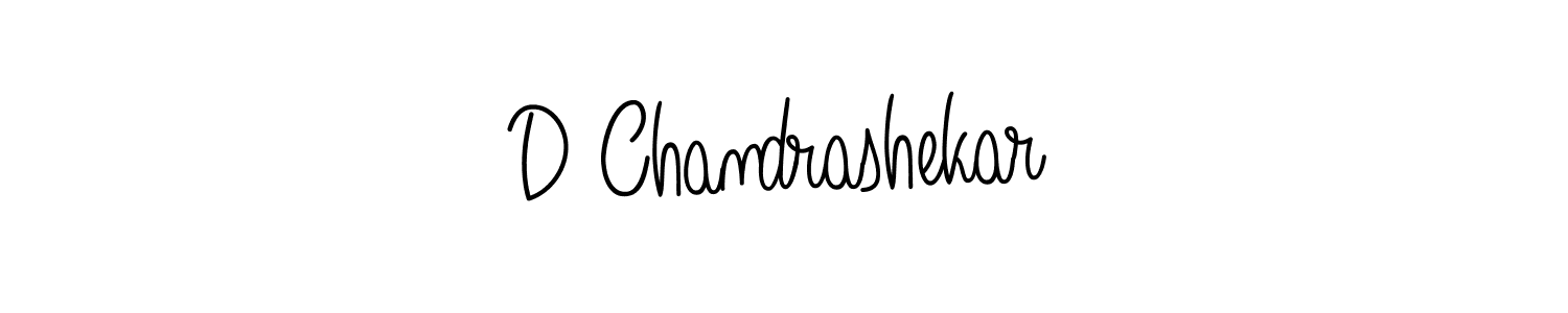 Create a beautiful signature design for name D Chandrashekar. With this signature (Angelique-Rose-font-FFP) fonts, you can make a handwritten signature for free. D Chandrashekar signature style 5 images and pictures png