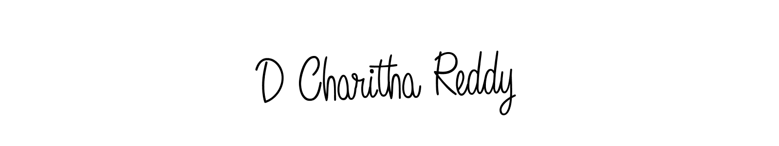 if you are searching for the best signature style for your name D Charitha Reddy. so please give up your signature search. here we have designed multiple signature styles  using Angelique-Rose-font-FFP. D Charitha Reddy signature style 5 images and pictures png