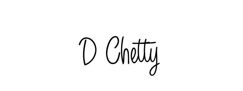 Also we have D Chetty name is the best signature style. Create professional handwritten signature collection using Angelique-Rose-font-FFP autograph style. D Chetty signature style 5 images and pictures png