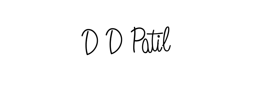 How to make D D Patil signature? Angelique-Rose-font-FFP is a professional autograph style. Create handwritten signature for D D Patil name. D D Patil signature style 5 images and pictures png