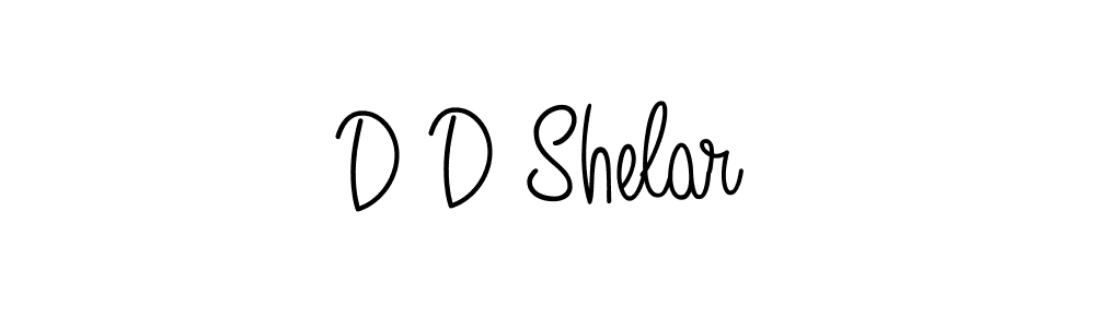 The best way (Angelique-Rose-font-FFP) to make a short signature is to pick only two or three words in your name. The name D D Shelar include a total of six letters. For converting this name. D D Shelar signature style 5 images and pictures png