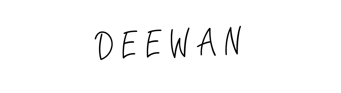 How to make D E E W A N name signature. Use Angelique-Rose-font-FFP style for creating short signs online. This is the latest handwritten sign. D E E W A N signature style 5 images and pictures png
