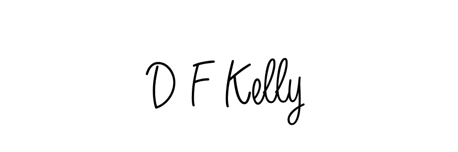 Create a beautiful signature design for name D F Kelly. With this signature (Angelique-Rose-font-FFP) fonts, you can make a handwritten signature for free. D F Kelly signature style 5 images and pictures png