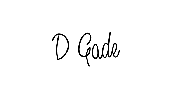 How to make D Gade signature? Angelique-Rose-font-FFP is a professional autograph style. Create handwritten signature for D Gade name. D Gade signature style 5 images and pictures png