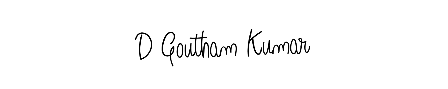 How to make D Goutham Kumar signature? Angelique-Rose-font-FFP is a professional autograph style. Create handwritten signature for D Goutham Kumar name. D Goutham Kumar signature style 5 images and pictures png