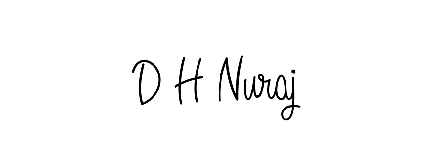 Best and Professional Signature Style for D H Nuraj. Angelique-Rose-font-FFP Best Signature Style Collection. D H Nuraj signature style 5 images and pictures png