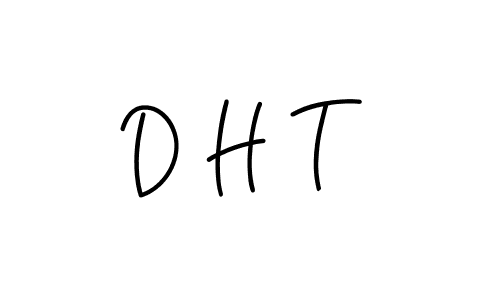 Design your own signature with our free online signature maker. With this signature software, you can create a handwritten (Angelique-Rose-font-FFP) signature for name D H T. D H T signature style 5 images and pictures png