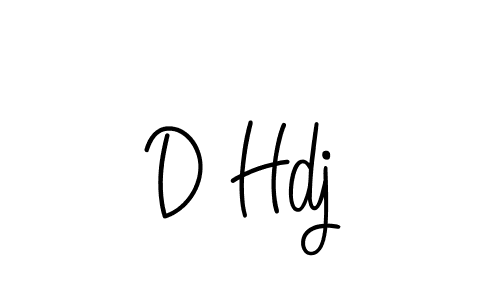 You can use this online signature creator to create a handwritten signature for the name D Hdj. This is the best online autograph maker. D Hdj signature style 5 images and pictures png