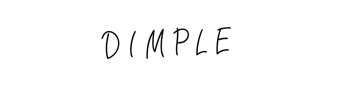 How to make D I M P L E name signature. Use Angelique-Rose-font-FFP style for creating short signs online. This is the latest handwritten sign. D I M P L E signature style 5 images and pictures png