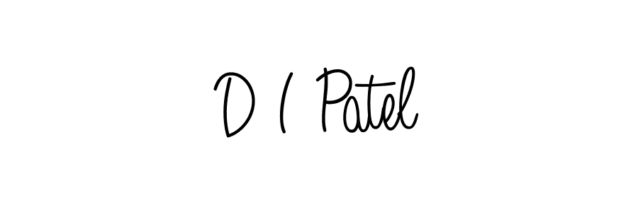 The best way (Angelique-Rose-font-FFP) to make a short signature is to pick only two or three words in your name. The name D I Patel include a total of six letters. For converting this name. D I Patel signature style 5 images and pictures png